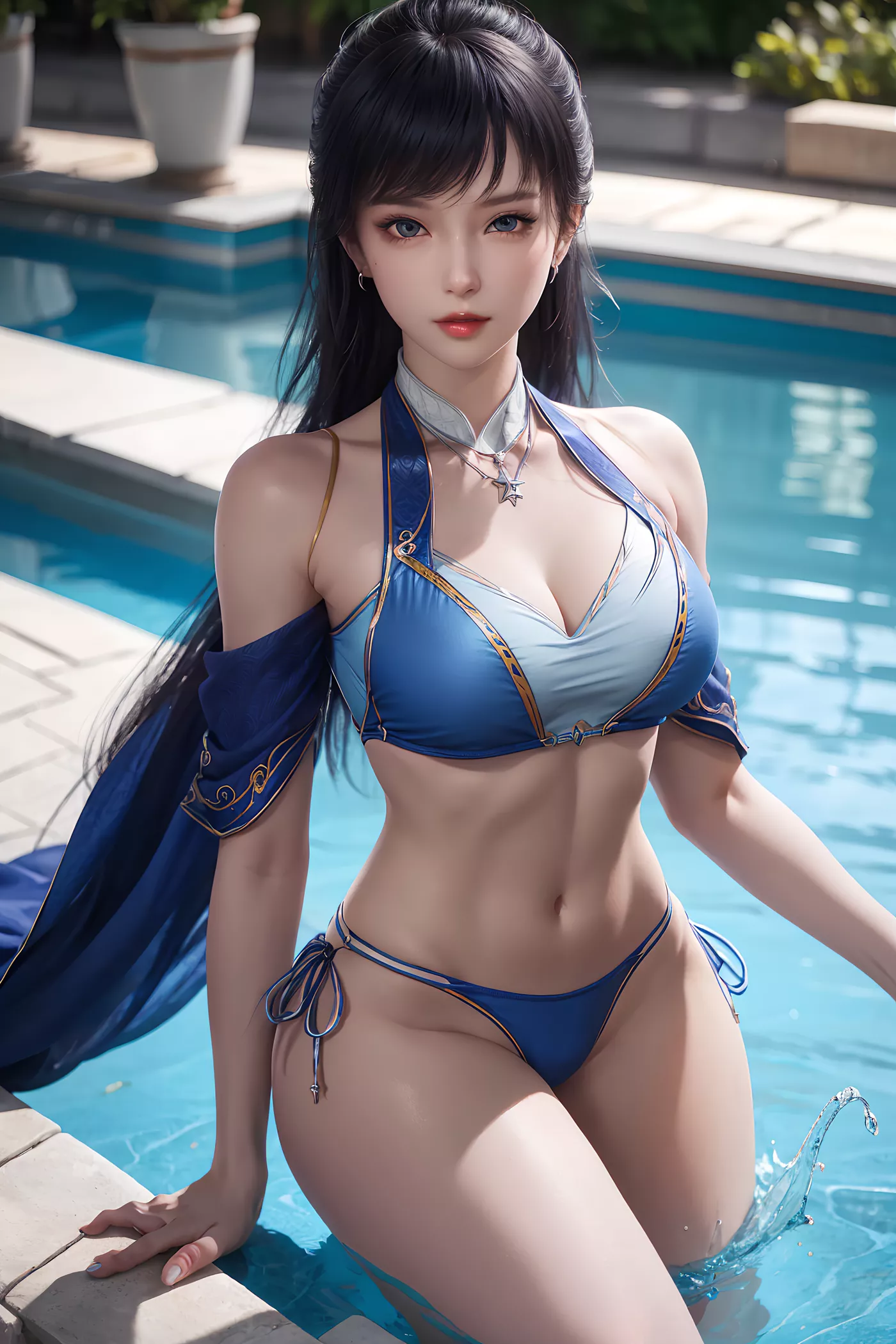 图片[7]-精选AI绘画 477 唐雅彼基尼[59P]-草丛看图