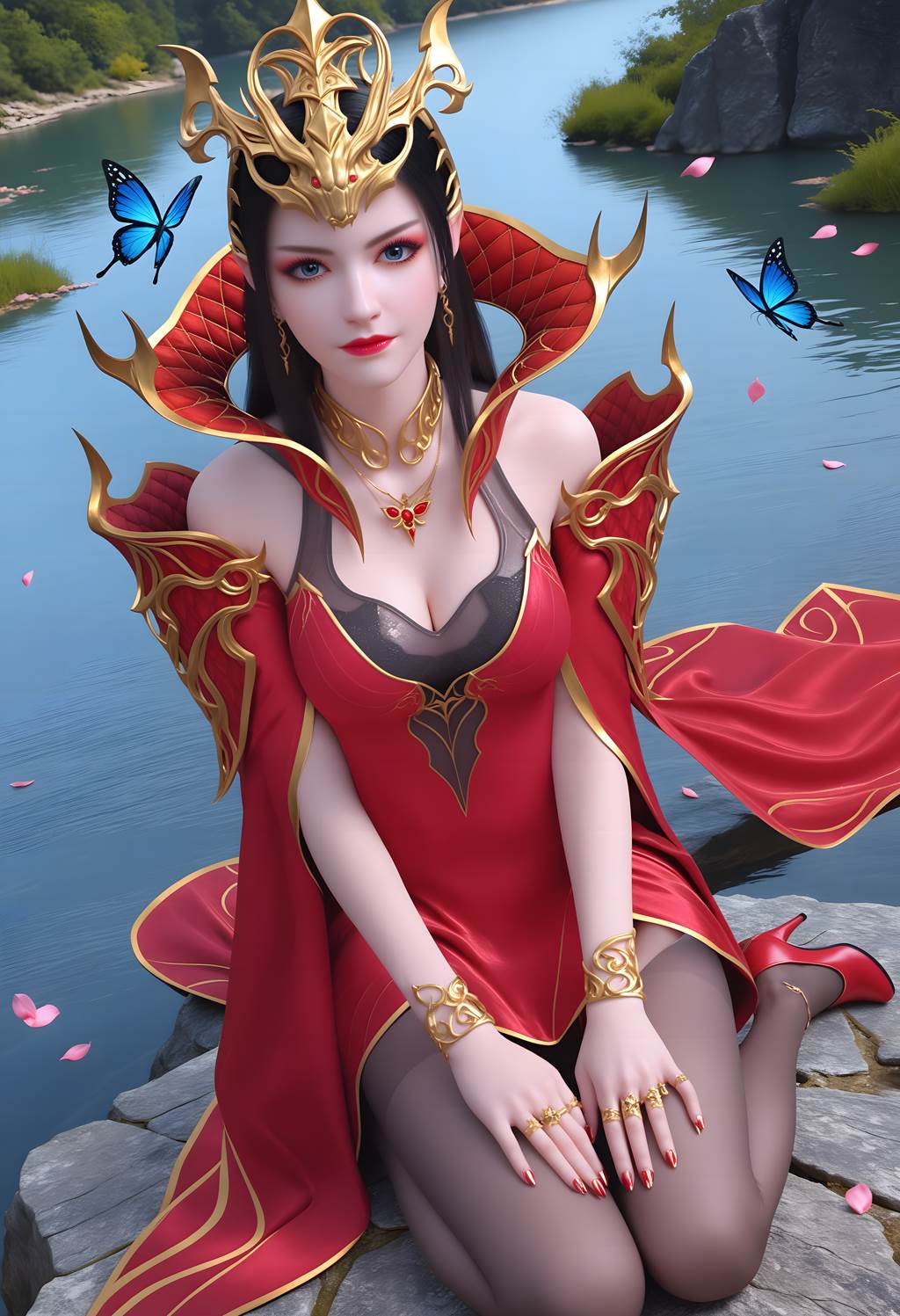 图片[8]-精选AI绘画 753 美杜莎[26P]-草丛看图