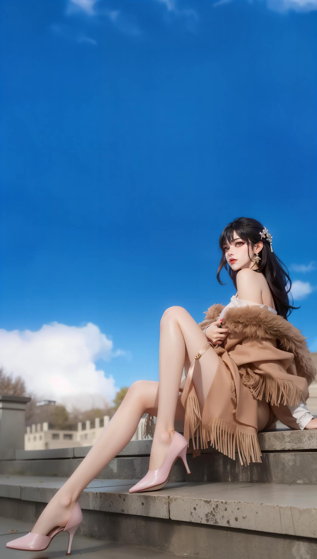 图片[5]-精选AI绘画 582 白月蓉[24P]-草丛看图