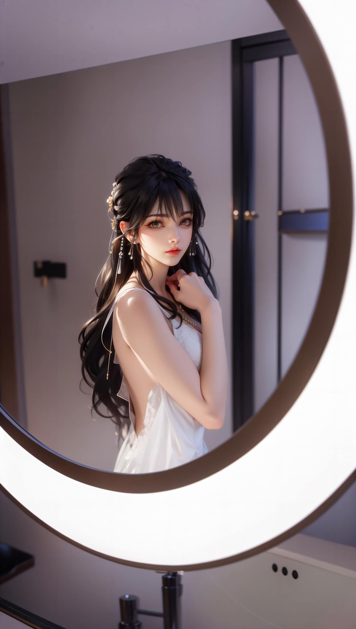 图片[8]-精选AI绘画 582 白月蓉[24P]-草丛看图