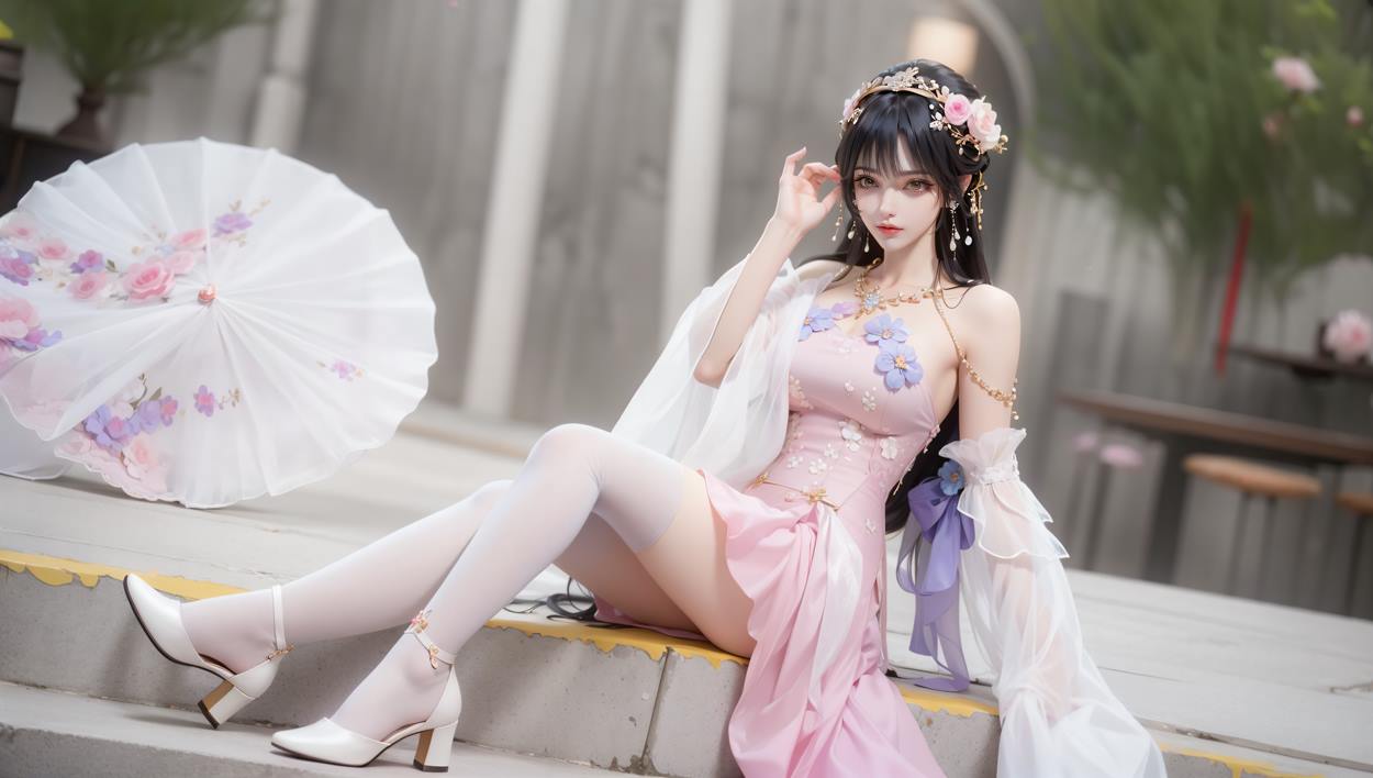 图片[1]-精选AI绘画 582 白月蓉[24P]-草丛看图