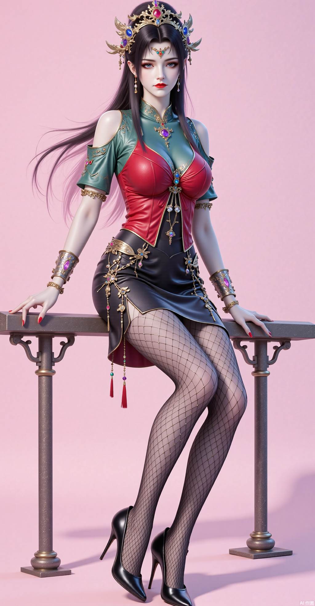 图片[1]-精选AI绘画 754 美杜莎[51P]-草丛看图