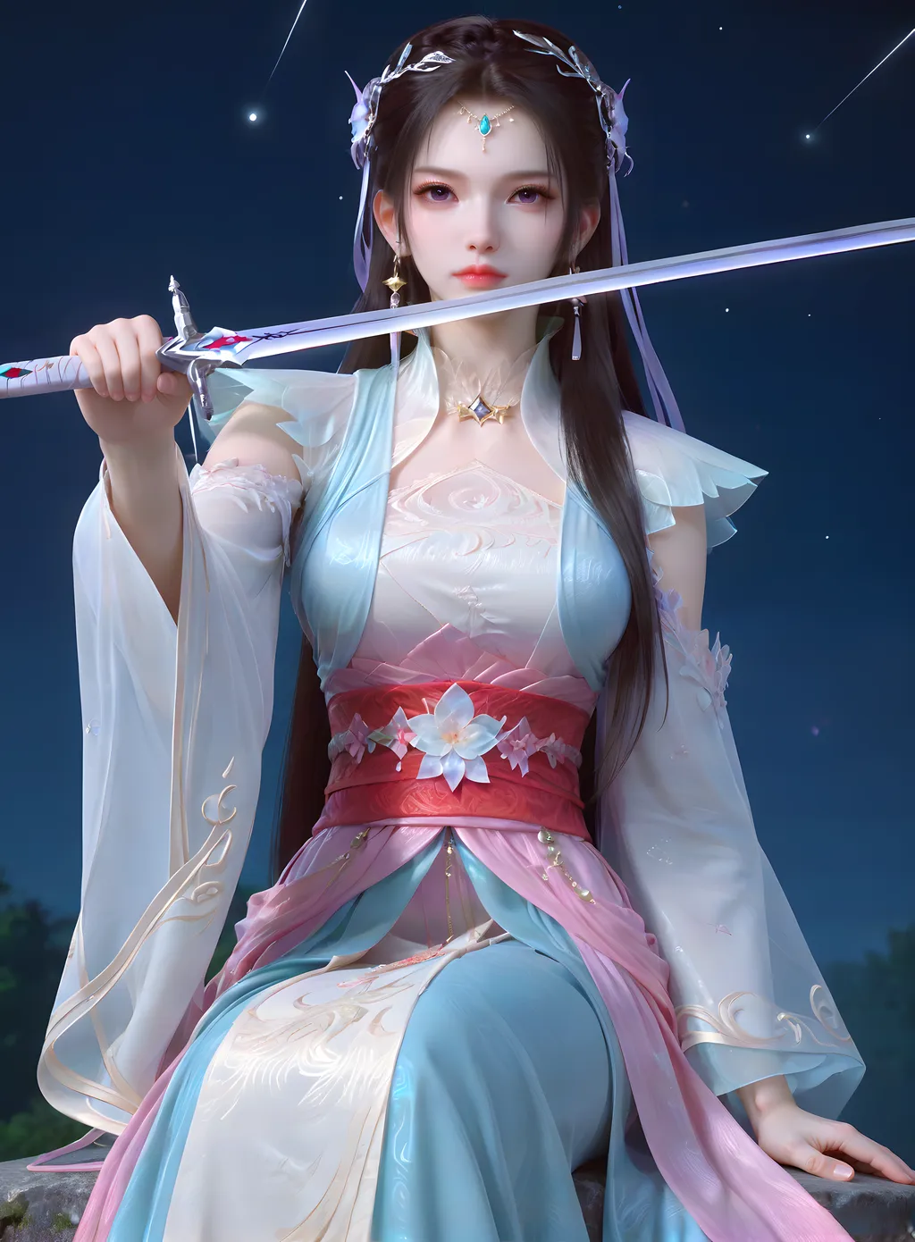 图片[5]-精选AI绘画 904 少年歌行-易文君[14P]-草丛看图