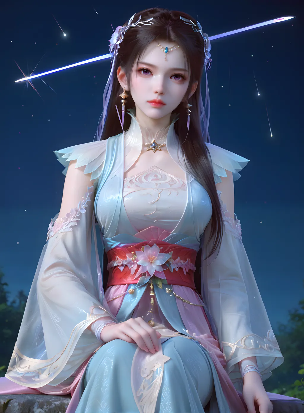 图片[8]-精选AI绘画 904 少年歌行-易文君[14P]-草丛看图