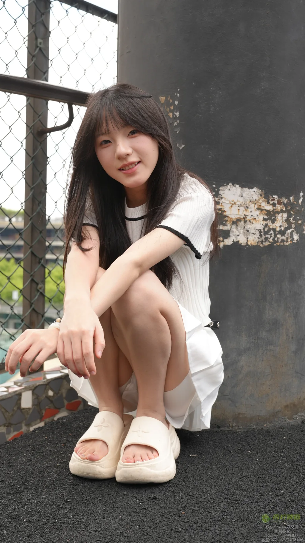 图片[7]-精选青柠摄影 NO.083 – 阿慌 白袜亮钻指甲油[128P]-草丛看图