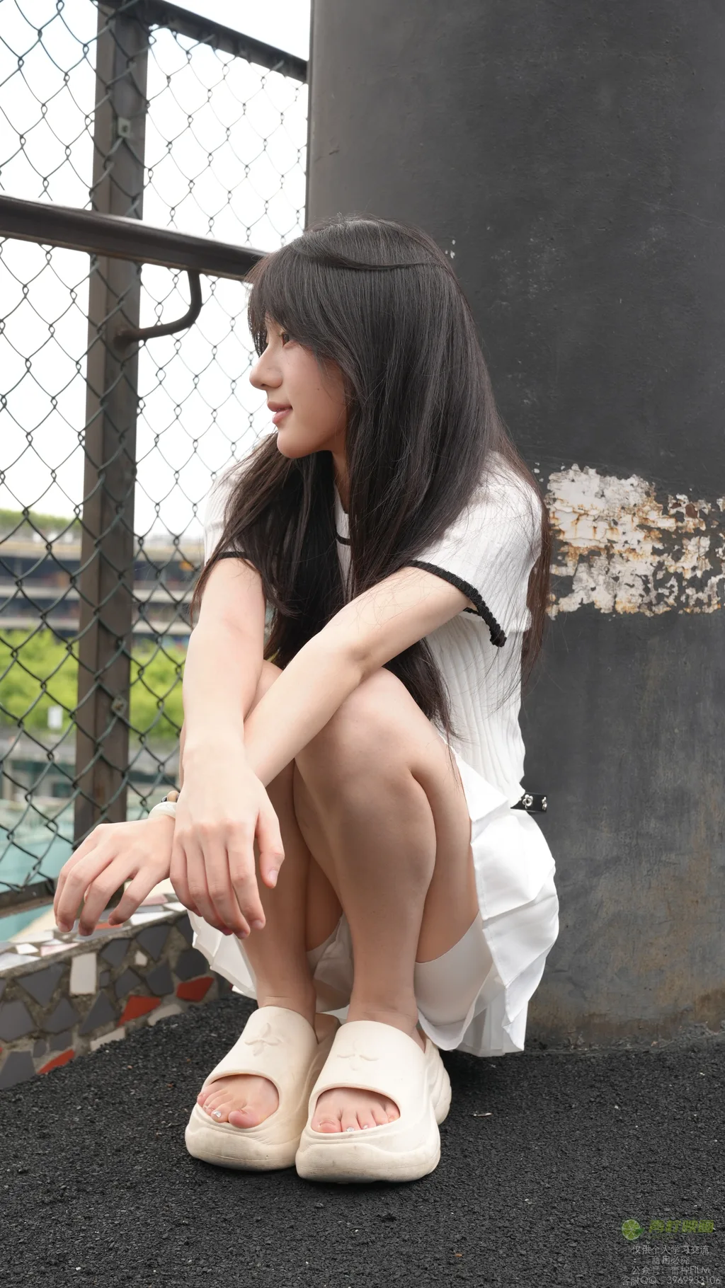 图片[8]-精选青柠摄影 NO.083 – 阿慌 白袜亮钻指甲油[128P]-草丛看图