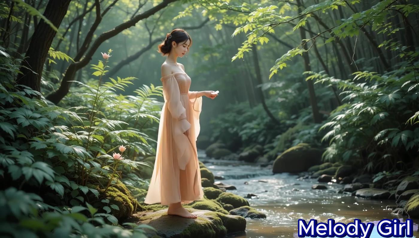 图片[3]-精选[AI Video]Guzheng _ Guqin Relaxing Music – Gentle Melodies by the Waterfall[20P]-草丛看图