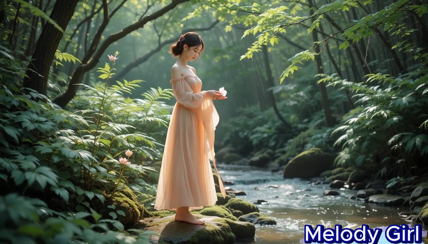 图片[5]-精选[AI Video]Guzheng _ Guqin Relaxing Music – Gentle Melodies by the Waterfall[20P]-草丛看图