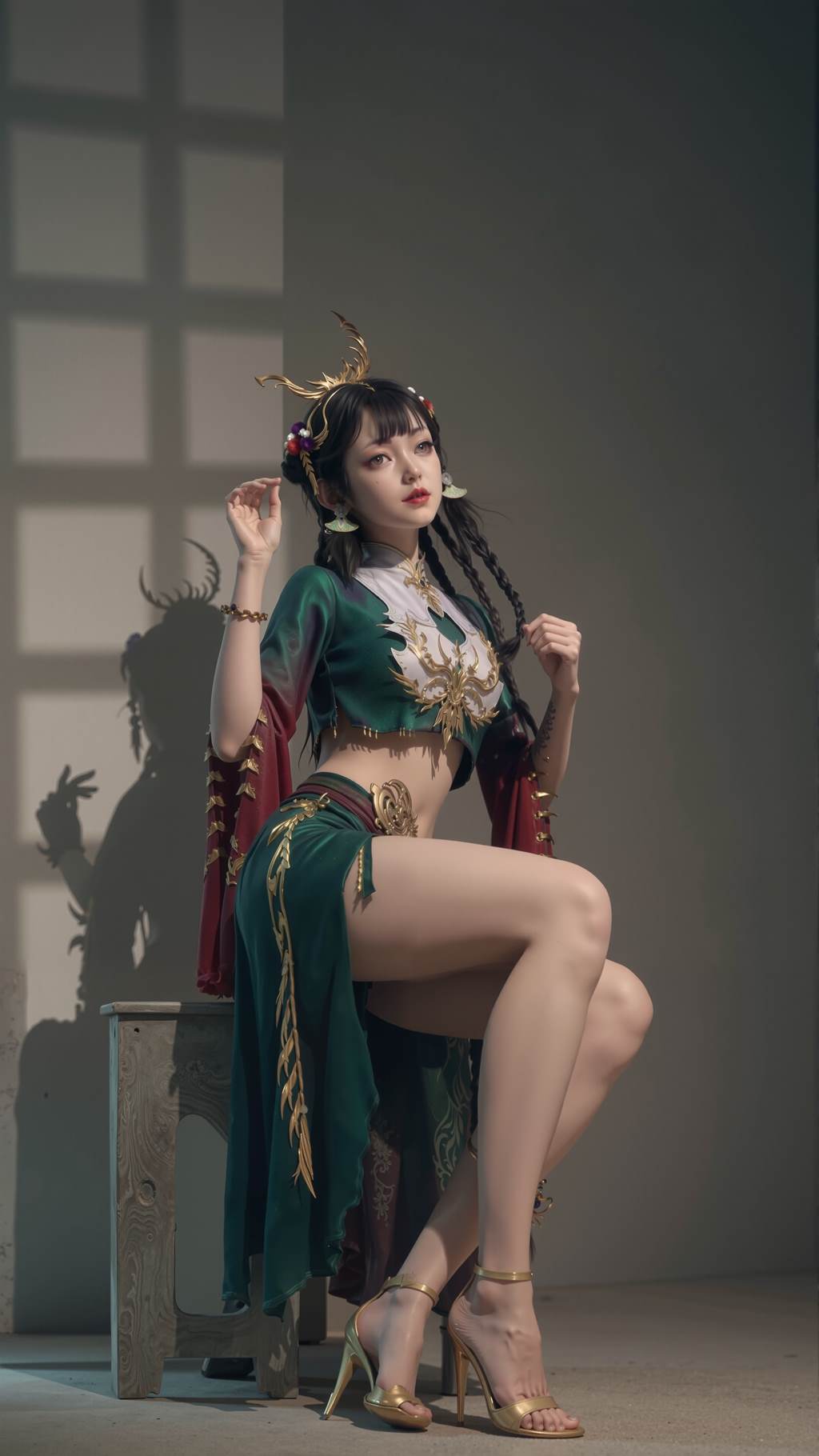 图片[3]-精选AI绘画 798 牧神记-仙清儿[19P]-草丛看图