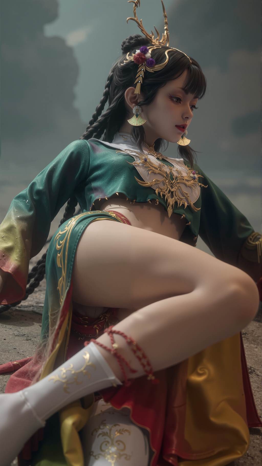 图片[5]-精选AI绘画 798 牧神记-仙清儿[19P]-草丛看图