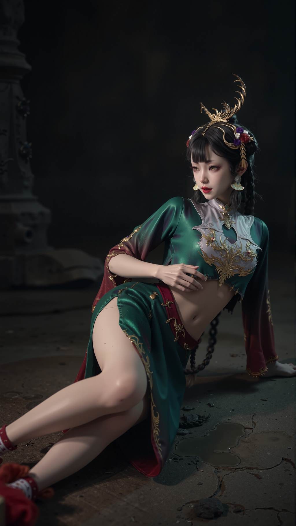 图片[6]-精选AI绘画 798 牧神记-仙清儿[19P]-草丛看图