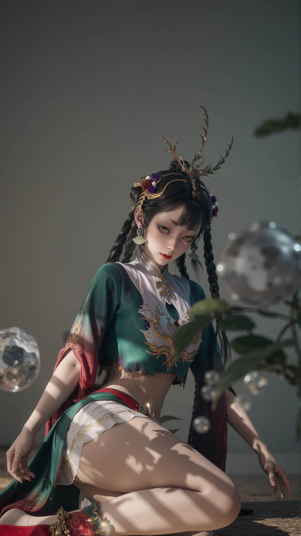 图片[7]-精选AI绘画 798 牧神记-仙清儿[19P]-草丛看图