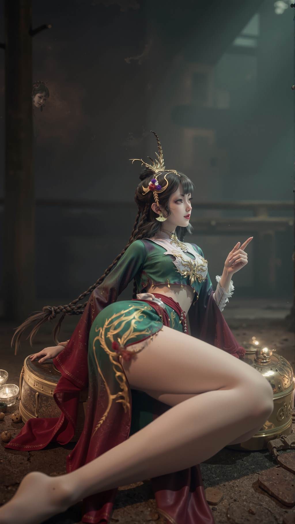 图片[8]-精选AI绘画 798 牧神记-仙清儿[19P]-草丛看图