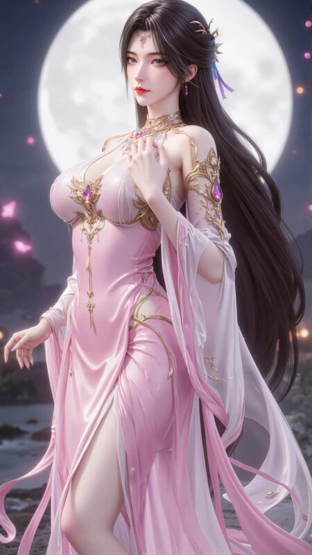 精选AI绘画 807 完美世界-魔女[18P]-草丛看图