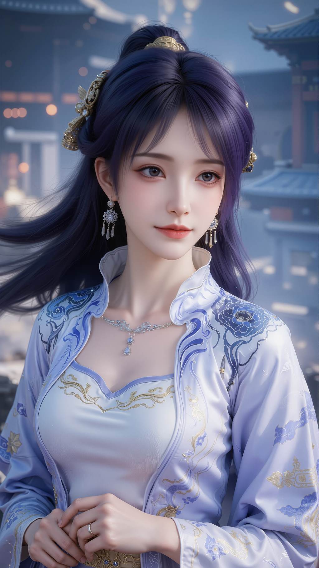 图片[4]-精选AI绘画 816 遮天-姬紫月[18P]-草丛看图