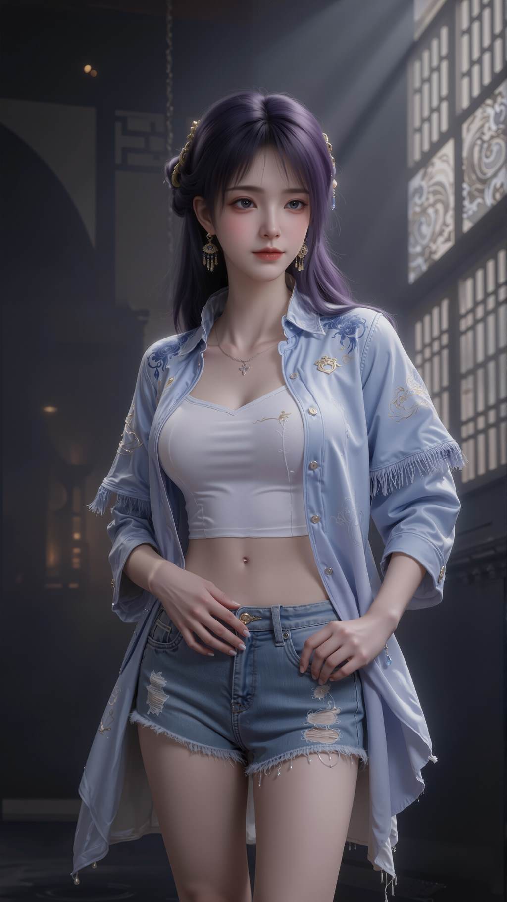 图片[8]-精选AI绘画 816 遮天-姬紫月[18P]-草丛看图