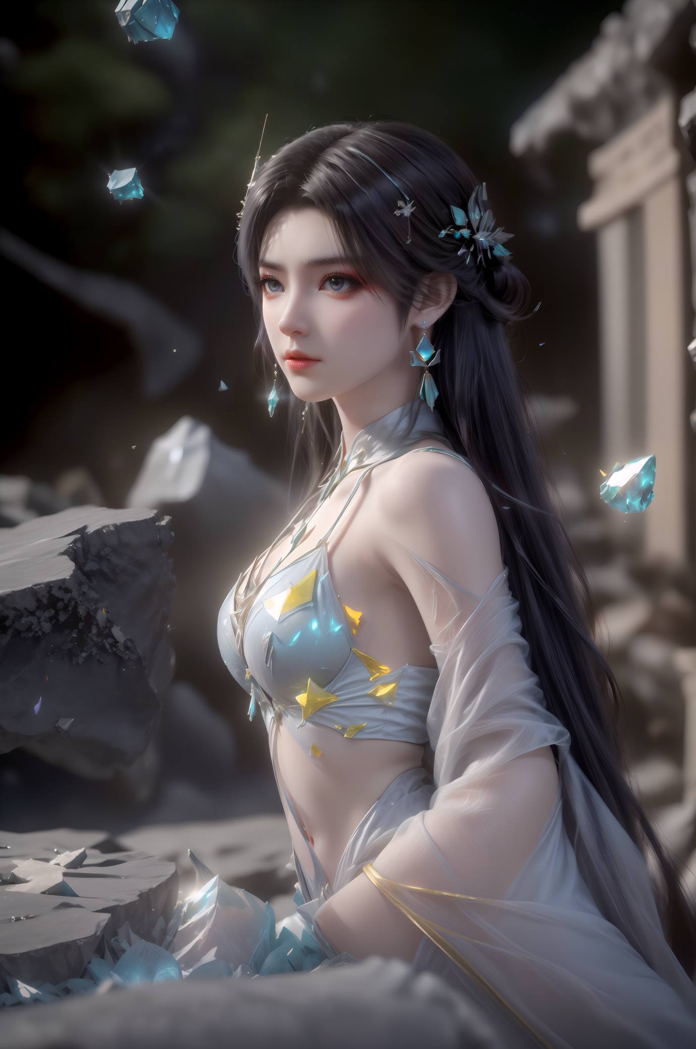 图片[8]-精选AI绘画 553 古熏儿（花开图包系列）[35P]-草丛看图