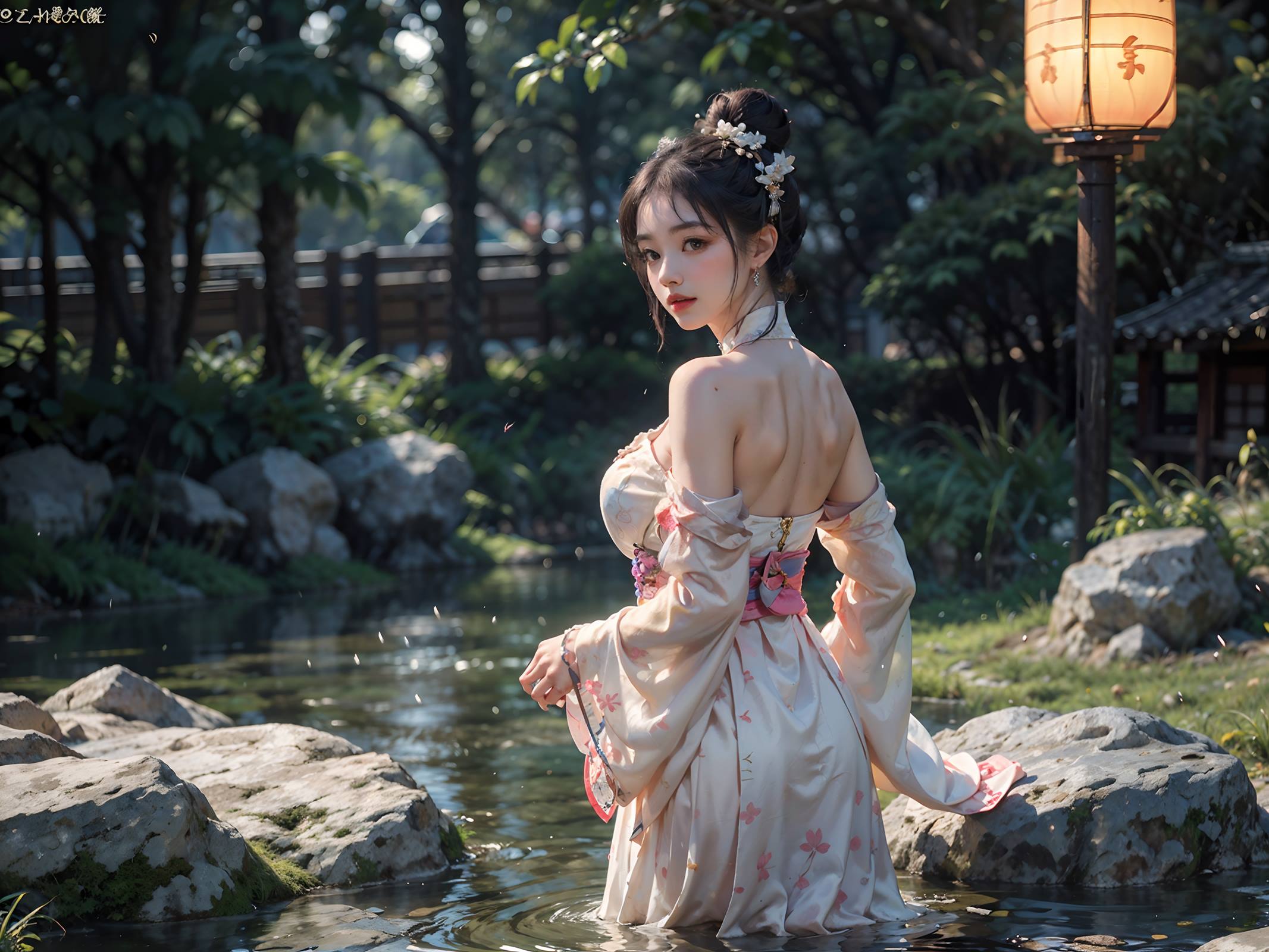 图片[7]-精选AI绘画 066 横向可做壁纸的古风美仁 [22P]-草丛看图