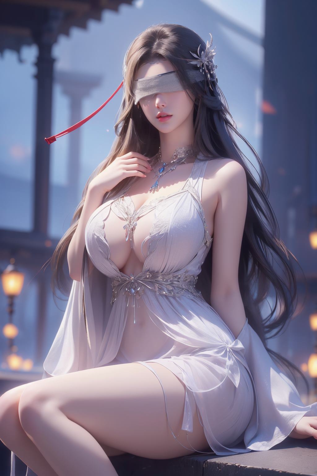 图片[4]-精选AI绘画 363 兰若[38P]-草丛看图