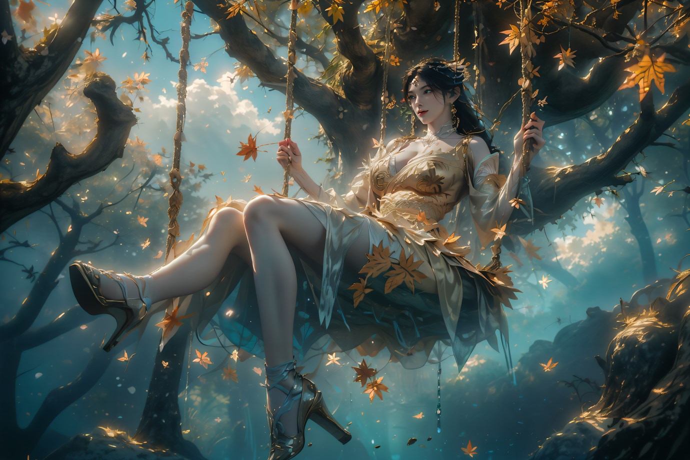 图片[8]-精选AI绘画 577 金瓶儿[34P]-草丛看图