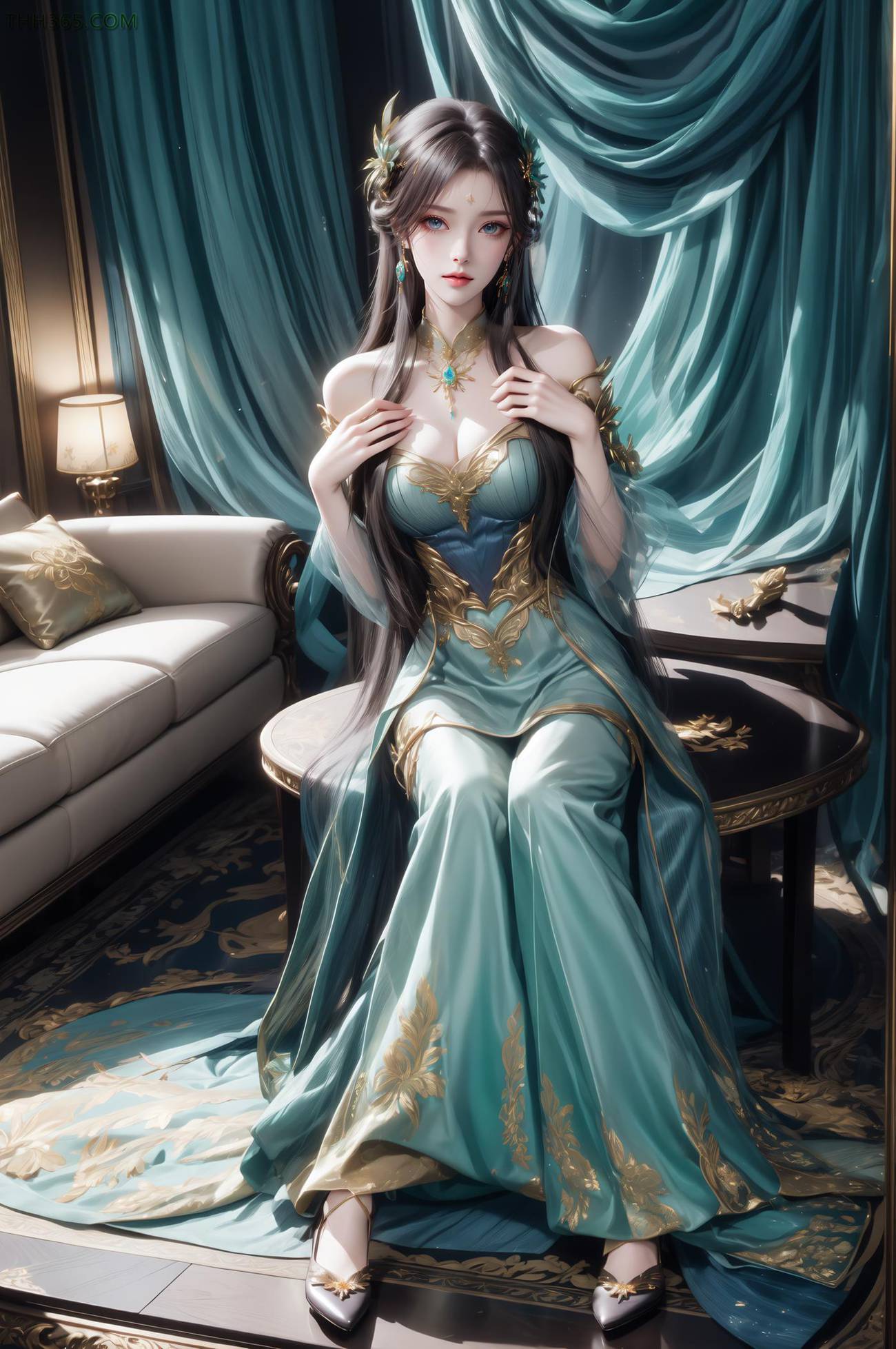 图片[4]-精选AI绘画 512 萧熏儿[60P]-草丛看图