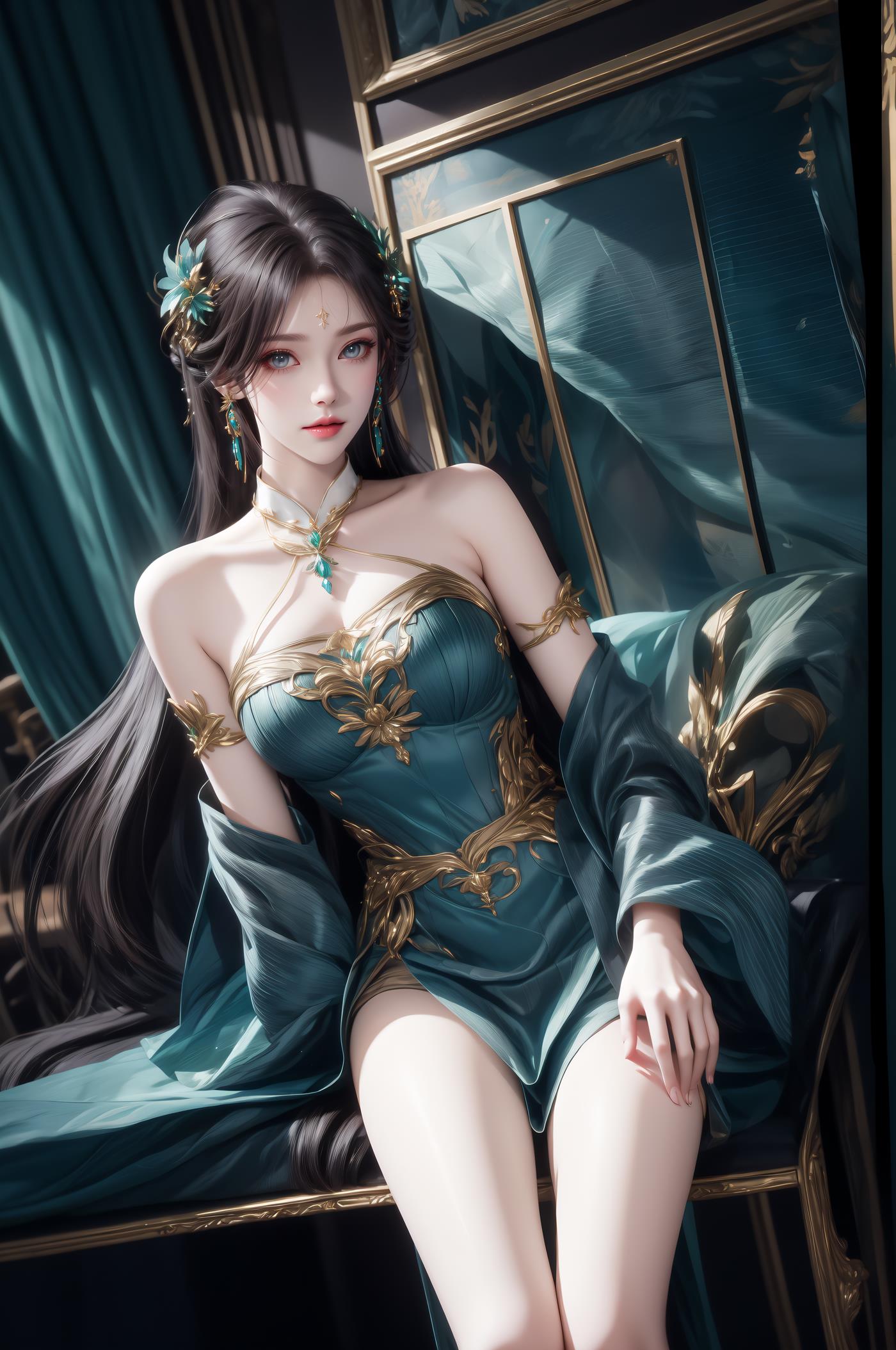 图片[1]-精选AI绘画 512 萧熏儿[60P]-草丛看图