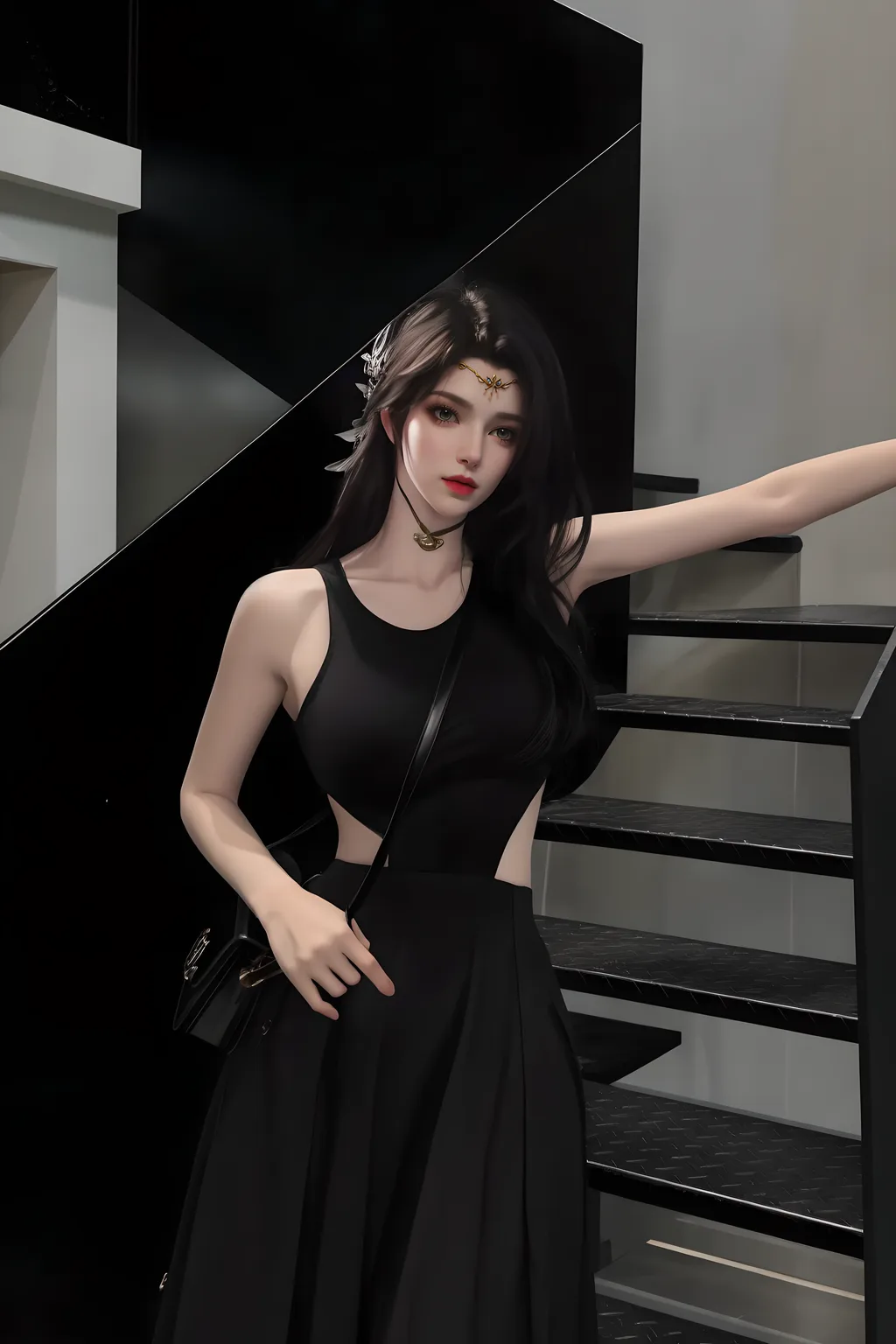 图片[8]-精选AI绘画 881 玄衣[76P]-草丛看图