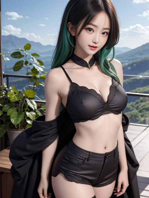 精选AI绘画 071 碎花裙 [26P]-草丛看图