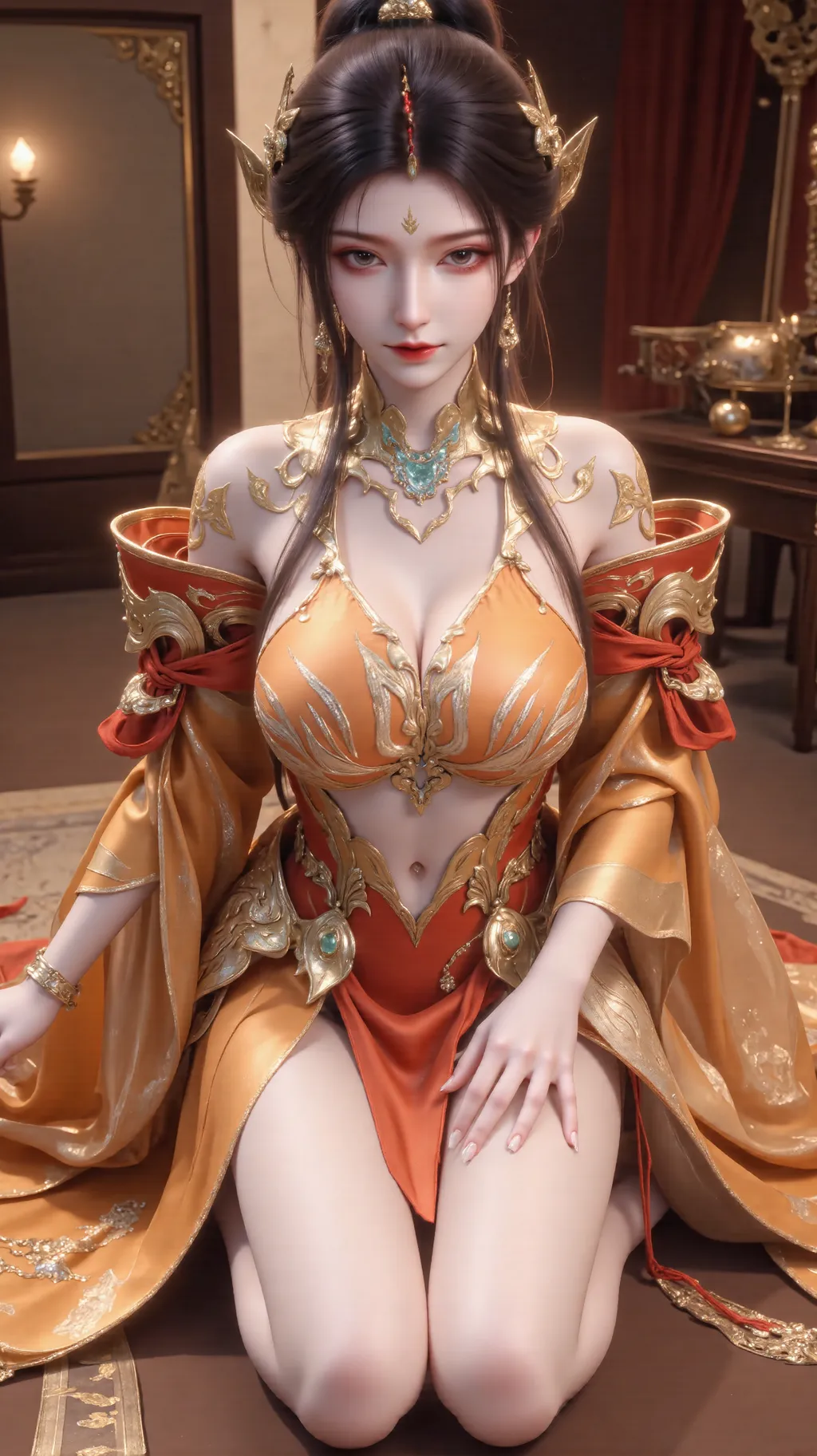 图片[3]-精选AI绘画 879 南宫锦-原装19张[19P]-草丛看图