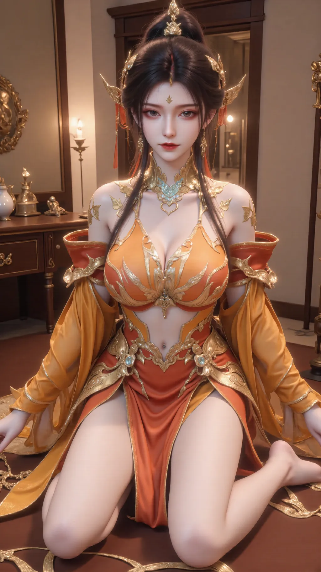 图片[5]-精选AI绘画 879 南宫锦-原装19张[19P]-草丛看图