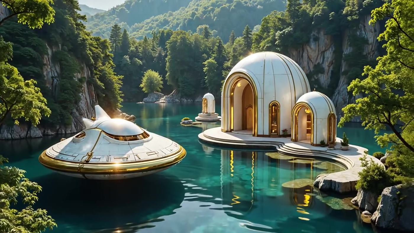 图片[6]-精选[AI Video]Princess of Space Fantasy_ Futuristic Music Video[20P]-草丛看图