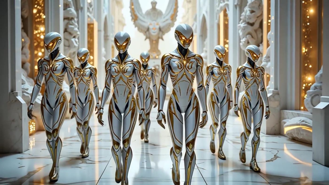 图片[7]-精选[AI Video]Princess of Space Fantasy_ Futuristic Music Video[20P]-草丛看图