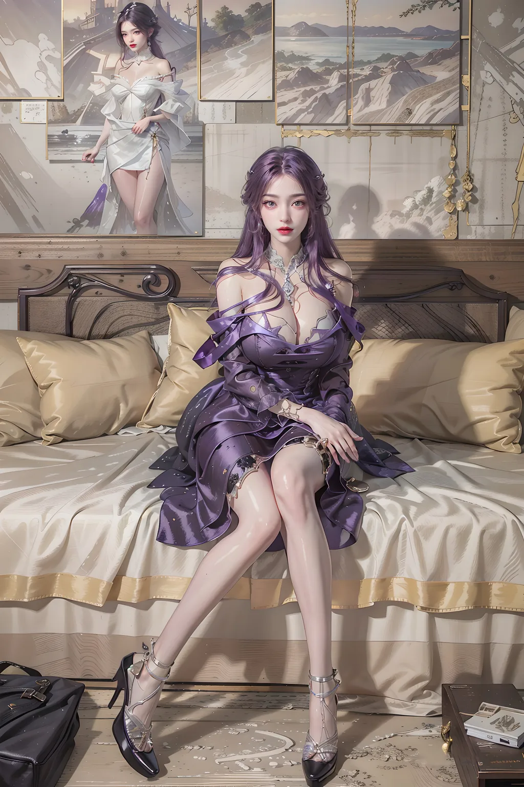 图片[6]-精选AI绘画 912 完美世界-云曦[36P]-草丛看图