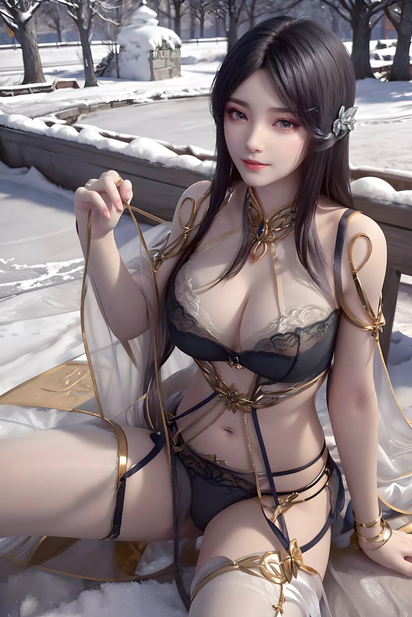 图片[3]-精选AI绘画 467 柳菲蕾SI[20P]-草丛看图