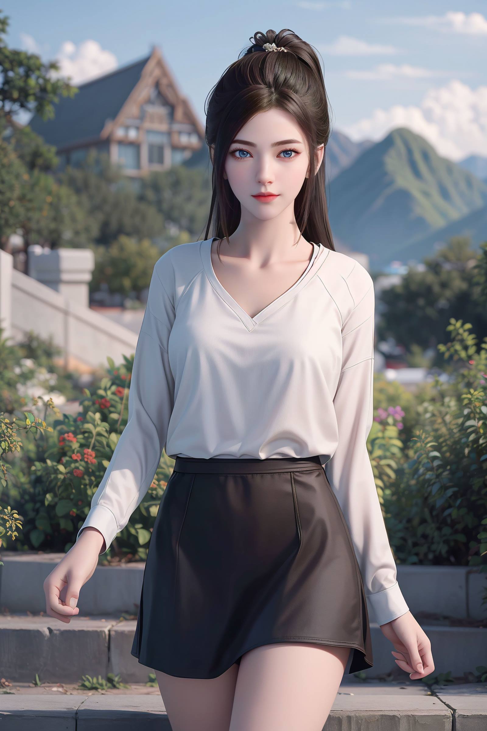 图片[6]-精选AI绘画 130 龙蛇演义-唐紫尘白衬衫[20P]-草丛看图