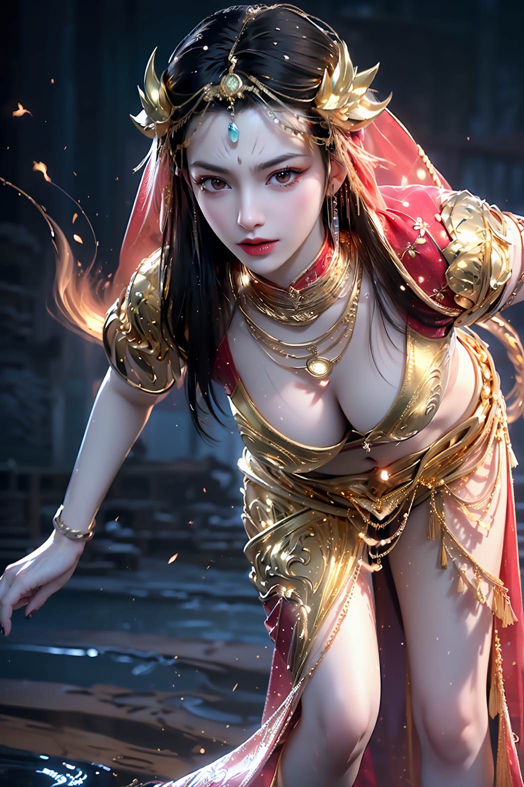 图片[3]-精选AI绘画 725 武动乾坤-穆芊芊[78P]-草丛看图