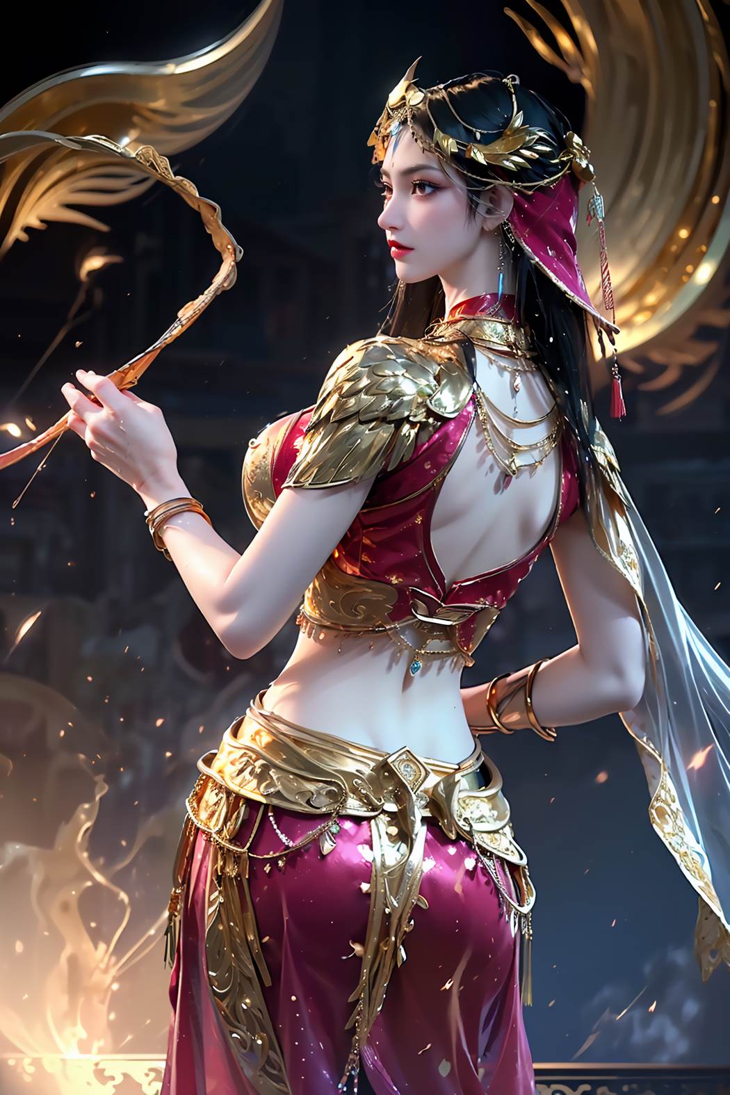 图片[4]-精选AI绘画 725 武动乾坤-穆芊芊[78P]-草丛看图