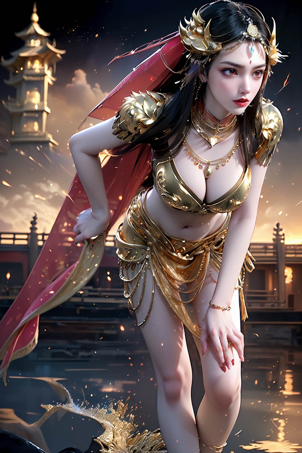 图片[5]-精选AI绘画 725 武动乾坤-穆芊芊[78P]-草丛看图