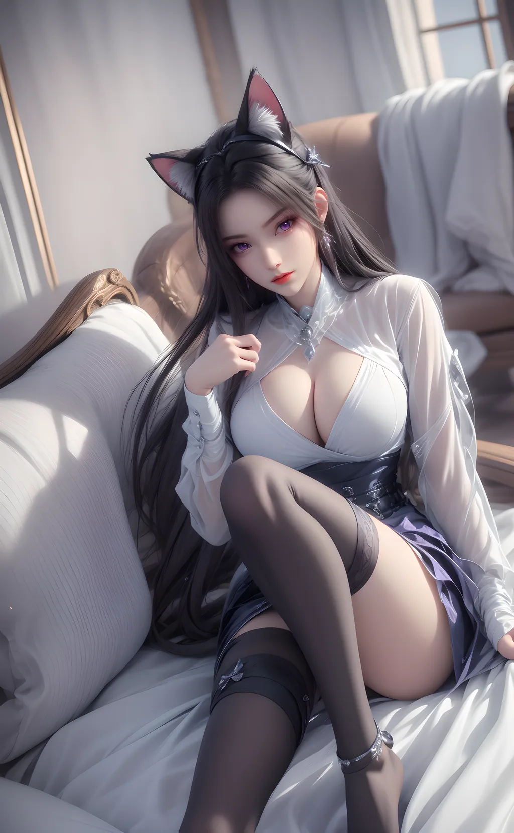 图片[8]-精选AI绘画 870 剑来-宁姚[15P]-草丛看图