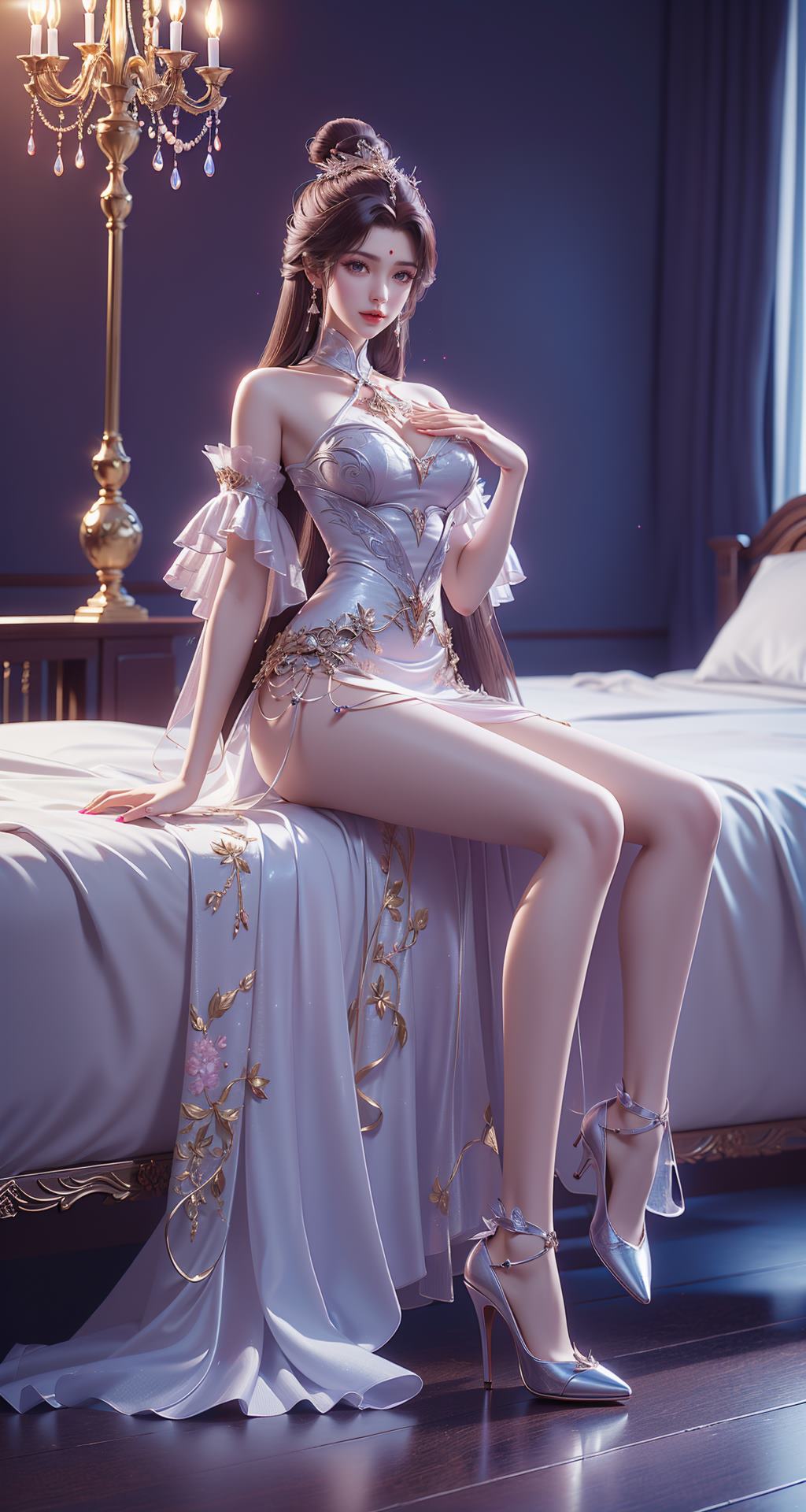 图片[4]-精选AI绘画 310 月婵[29P]-草丛看图