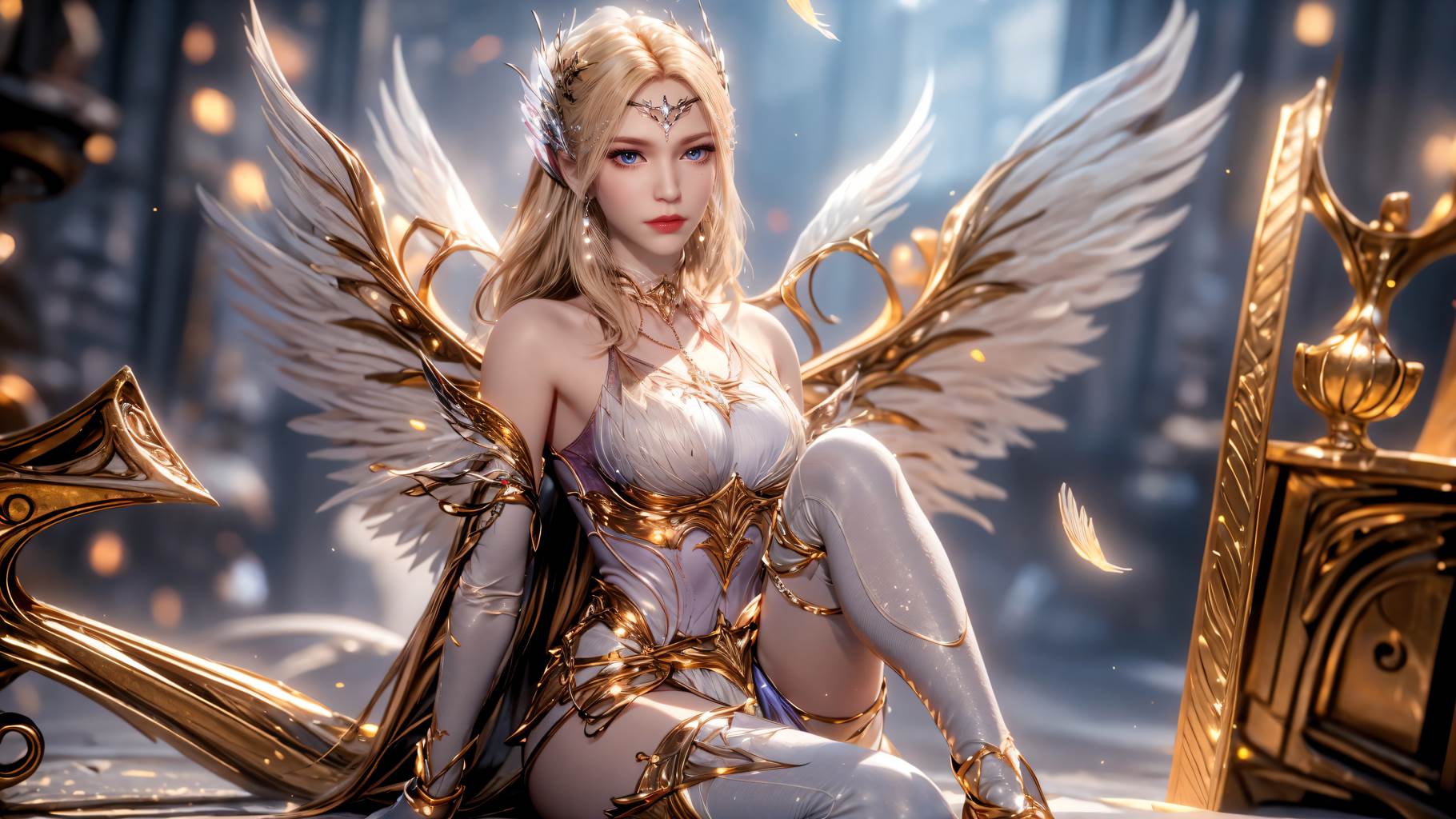 图片[8]-精选AI绘画 759 千仞雪-六翼天使[49P]-草丛看图