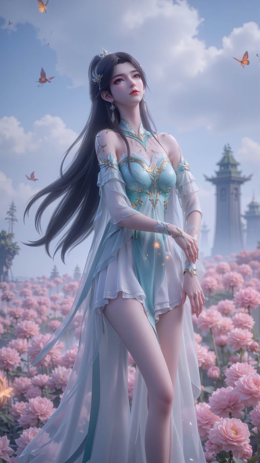 图片[3]-精选AI绘画 783 斗破苍穹-古薰儿[14P]-草丛看图