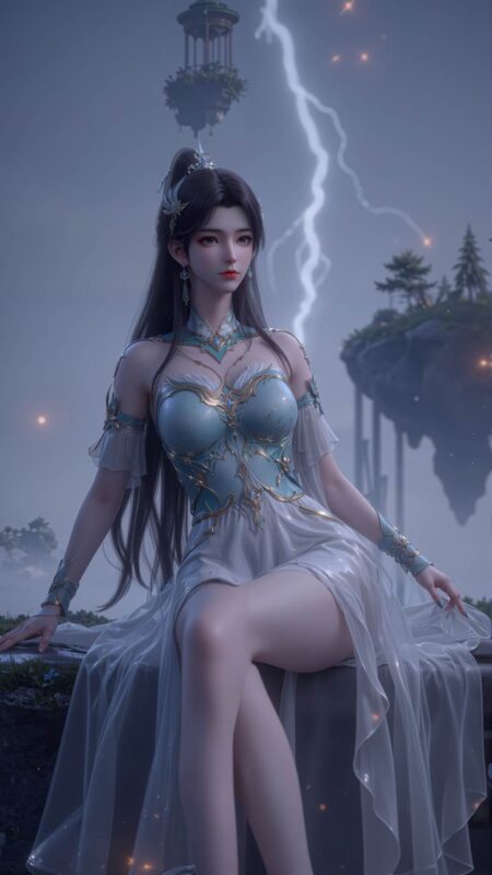 精选AI绘画 783 斗破苍穹-古薰儿[14P]-草丛看图