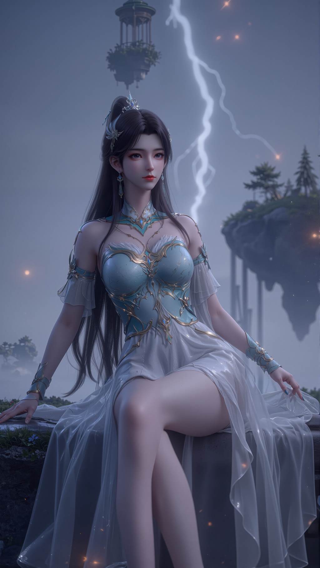 图片[1]-精选AI绘画 783 斗破苍穹-古薰儿[14P]-草丛看图