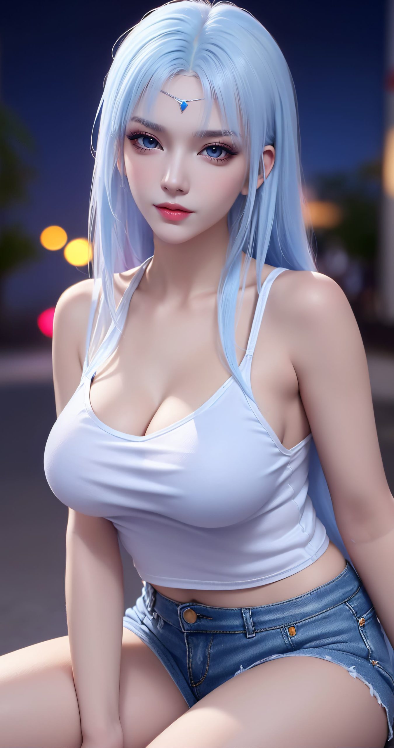 图片[3]-精选AI绘画 182 斗破苍穹-小医仙时尚牛仔裤[25P]-草丛看图