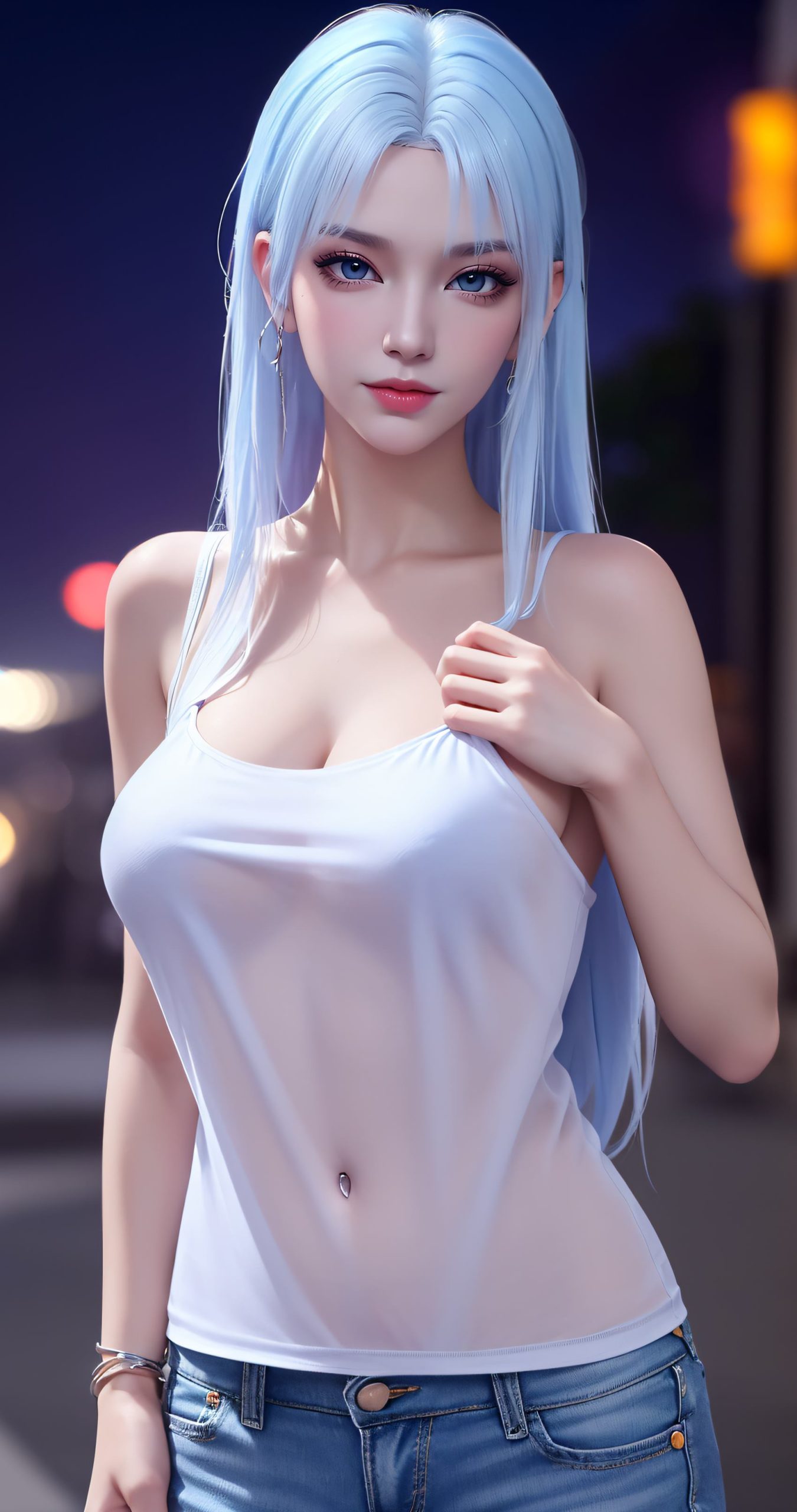 图片[7]-精选AI绘画 182 斗破苍穹-小医仙时尚牛仔裤[25P]-草丛看图