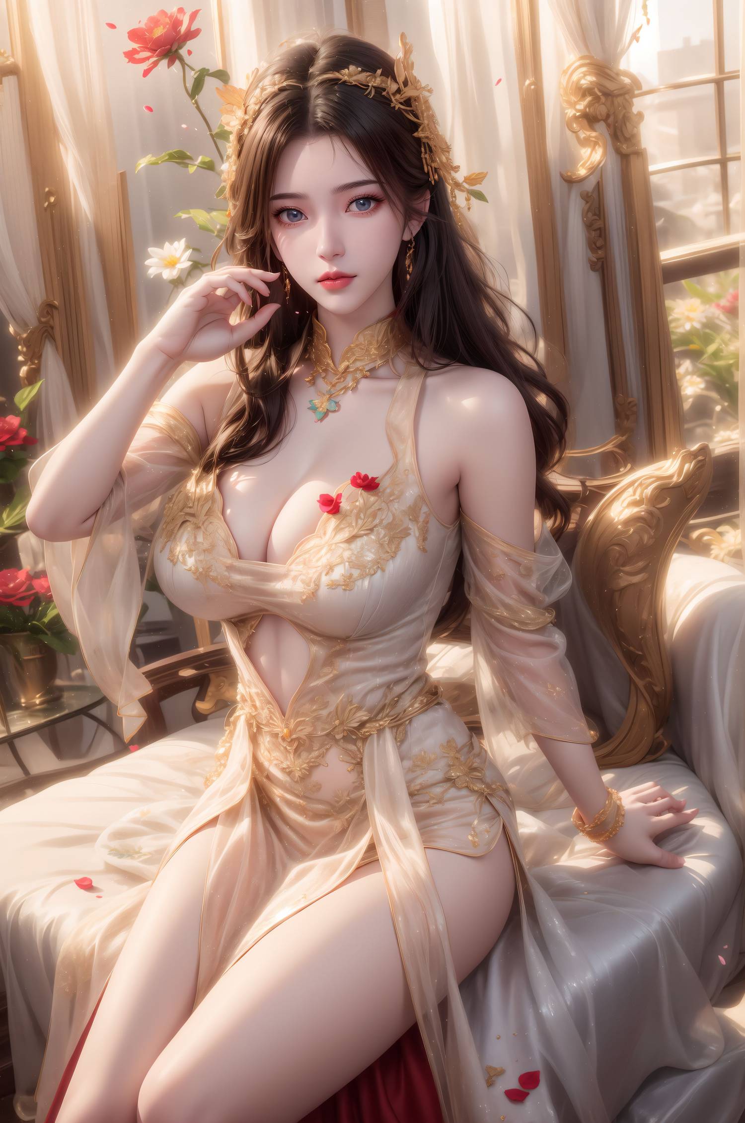 图片[4]-精选AI绘画 376 李慕婉[70P]-草丛看图