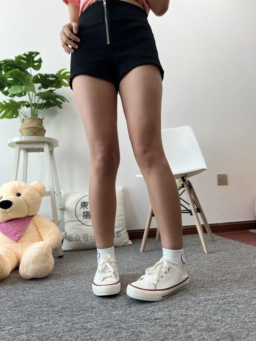 图片[4]-精选三禾摄影 NO.037 休闲短裤 棉袜 帆布鞋[126P]-草丛看图