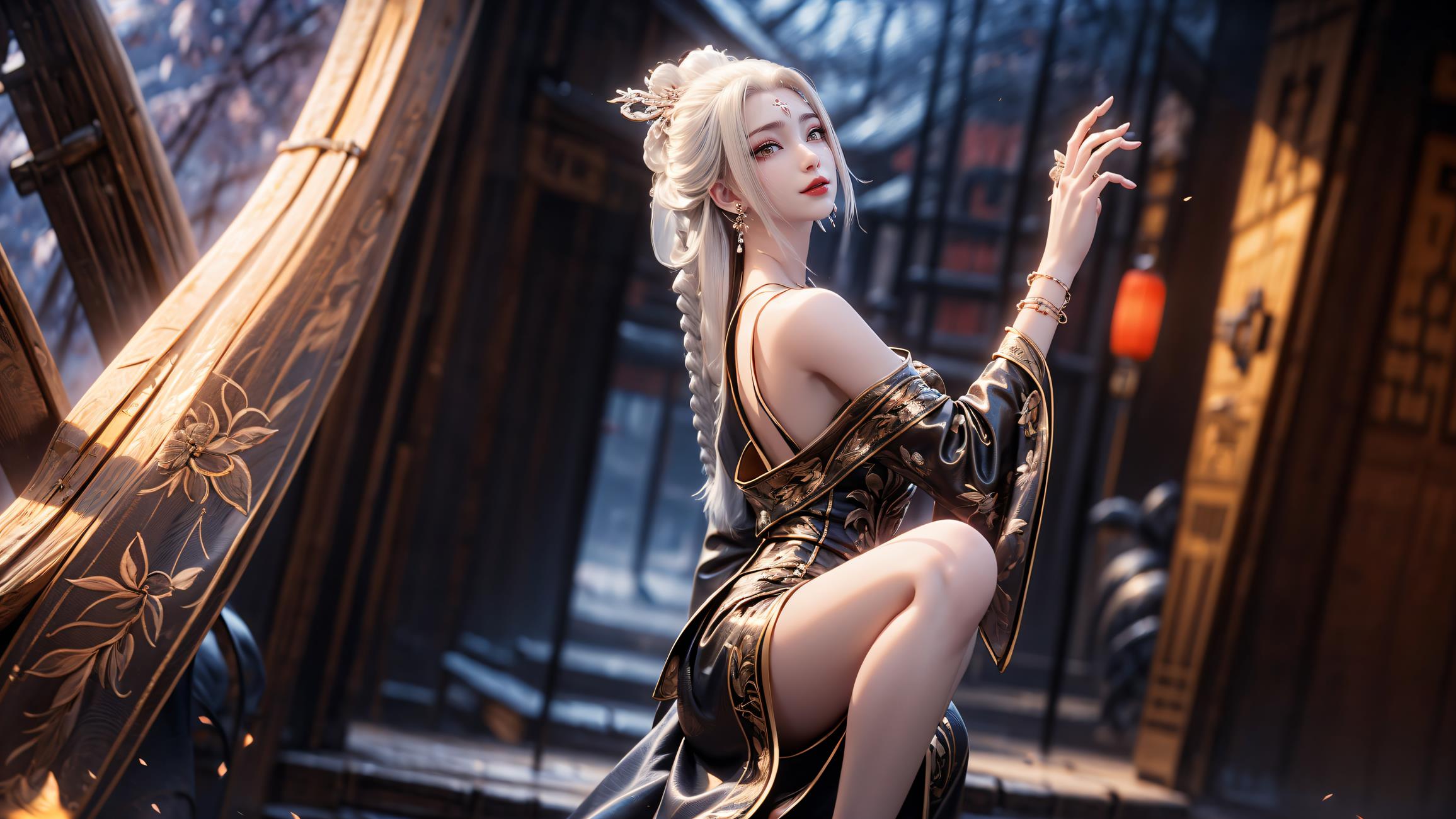 图片[2]-精选AI绘画 423 小白[55P]-草丛看图