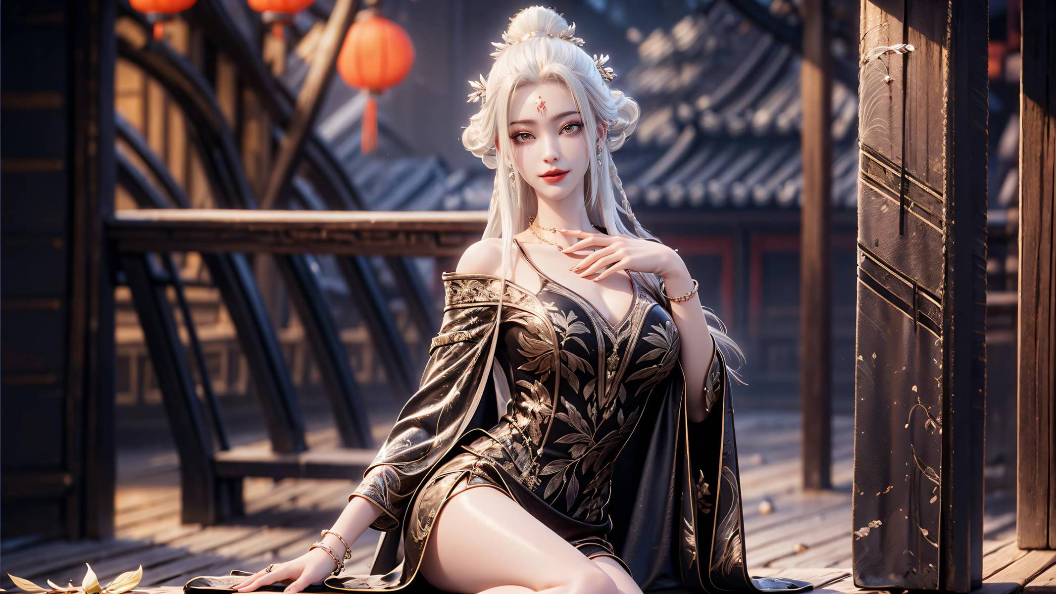 图片[4]-精选AI绘画 423 小白[55P]-草丛看图